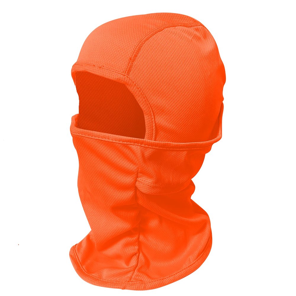 Balaclava Face Mask Multicolor Face Cover for Men Women Skiing Snowboarding Cycling Unisex Breathable Balaclavas (Orange, 1)