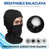 Balaclava Face Mask Multicolor Face Cover for Men Women Skiing Snowboarding Cycling Unisex Breathable Balaclavas (Orange, 1) view 2