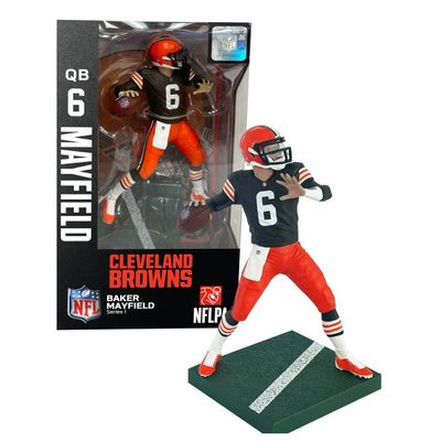 Imports Dragon NFL Figures NFL Baker Mayfield (Cleveland Browns) Chase 6" Figure Series 1, Multicolor (ID34936)