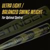 Stinger Missile 2 BBCOR 2022 2 5/8" Baseball Bat Drop -3, 34" 31oz, Matte Military Green, Black, and Gold Accents view 3