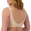 Bali womens Comfort Revolution Comfortflex Fit Wireless Df3484 Bra, Almond Aztec, Large US view 3