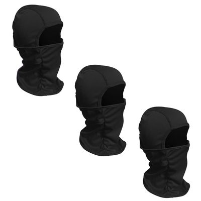 Balaclava Face Mask Multicolor Face Cover for Men Women Skiing Snowboarding Cycling Unisex Breathable Balaclavas (Black, 3)