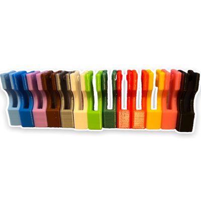 Yubikey 5 NFC / 5C NFC Cover case Keychain (5 NFC, Orange)