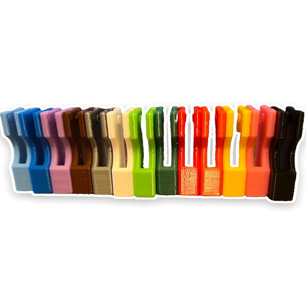 Yubikey 5 NFC / 5C NFC Cover case Keychain (5 NFC, Orange)