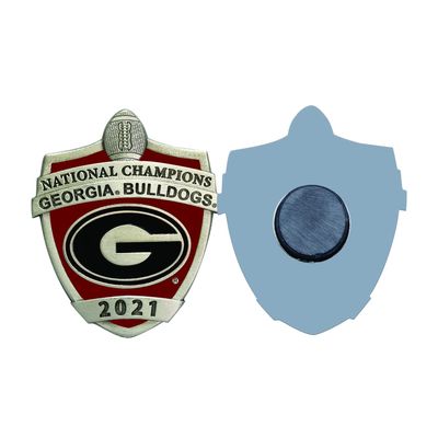 Heritage Pewter 2021-2022 National Champions Georgia Bulldogs 2021-2022 National Champions Magnet | Intricately Crafted Metal Pewter
