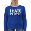 3X-Large Royal Mens I Hate People Funny Gift Long Sleeve T-Shirt view 4