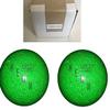 BuyBocceBalls - EPCO Duckpin Bowling Balls - - (4 3/4 inch- 3lbs. 10 oz.) Pack of 2 - Neon Speckled - Green - Made in USA view 1