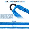 Bungee Dock Line Boat Accessories - Pontoon, Jet Ski, Kayak Accessories with 316 Stainless Steel Clip (4ft & 6ft) 02-Blue view 3