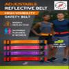 Stuart Promotional Products White Reflective Running Belt with High Visibility for Safety - Adjustable Reflective Belt for Running, Walking, Cycling - Lightweight, Comfortable Fit for Men & Women view 3