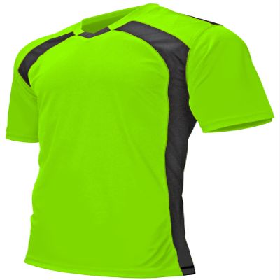 Epic Adult Madrid V-Neck Green/Black Soccer Jersey M