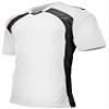 Epic Adult Madrid V-Neck White/Black Soccer Jersey M view 1