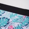 Yihuimin Big Girls Gymnastics Dance Shorts Tie Dye High Waist Booty Shorts Gym Yoga Hot Bottoms Tropical Leaves 6 Years view 3