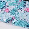Yihuimin Big Girls Gymnastics Dance Shorts Tie Dye High Waist Booty Shorts Gym Yoga Hot Bottoms Tropical Leaves 6 Years view 4