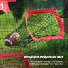 ZELUS Football Throwing Net, 7x7ft Football Training Equipment with 5 Target Pockets for Throwing and Passing Practice, Portable Quarterback Trainer Net, QB Throw Accuracy Net with Carry Bag view 3