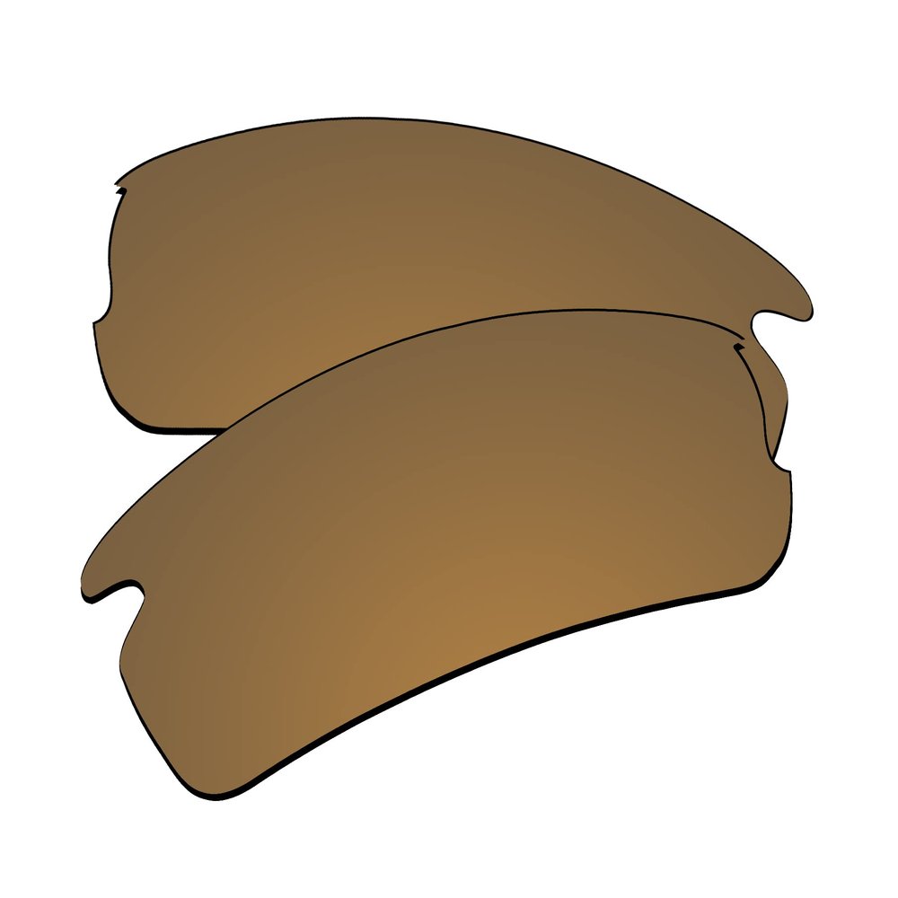 EZReplace Lenses Replacement for Oakley Flak 2.0 OO9295 Sunglasses (Polarized Lenses) - Fits Oakley Flak 2.0 Frame (Flash Bronze)