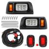 CartClan Club Car DS Led Headlight and Tail Light Kit 12 Volt for 1993-up Golf Cart Modified Assembly 101988001 101988002 view 1