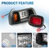CartClan Club Car DS Led Headlight and Tail Light Kit 12 Volt for 1993-up Golf Cart Modified Assembly 101988001 101988002 view 2