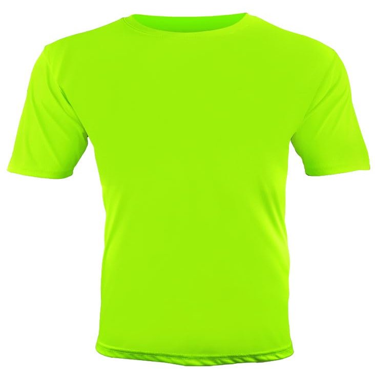 Epic Adult Cool Performance Dry-Fit Crew T-Shirt Jerseys Green M