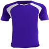 Epic Adult Madrid V-Neck Purple/White Soccer Jersey M view 2