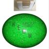BuyBocceBalls - EPCO Duckpin Bowling Balls - - (4 3/4 inch- 3lbs. 10 oz.) Single - Neon Speckled - Green - Made in USA view 1
