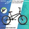 Hiland 20 inch Freestyle Kids BMX Bike,Beginner-Level to Advanced Riders with 360 Degree Gyro & 4 Pegs, Kids' Bicycles for Boys,Girls Black view 2