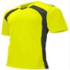 Epic Adult Madrid V-Neck Yellow/Black Soccer Jersey L view 1