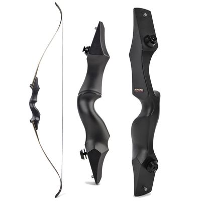 58/60 Inch Takedown Recurve Bow 25-65Lbs American Hunting Bow Magnesium Alloy Metal Riser Right Hand Longbow for Adult Beginner Hunting Target Practice (25 Lbs, 58 inch/only Bow)