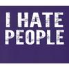 3X-Large Purple Women I Hate People Funny Gift T-Shirt view 4