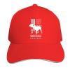 American Flag Bully Unisex Adjustable Baseball Casquette Hats Sandwich Cap Red view 1