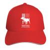 American Flag Bully Unisex Adjustable Baseball Casquette Hats Sandwich Cap Red view 2