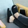 Honalika Cozy Men's Open Toe House Slippers Memory Foam,Comfy Slip On Indoor Slipper for Men Breathable, Non-Slip Soft Bedroom Home 9-10 view 2