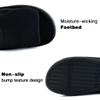 Honalika Cozy Men's Open Toe House Slippers Memory Foam,Comfy Slip On Indoor Slipper for Men Breathable, Non-Slip Soft Bedroom Home 9-10 view 4