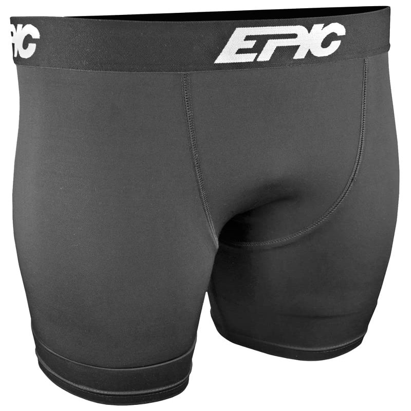 Epic Adult Wicking Compression Shorts Black S