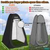 AOSION Privacy Shower Tent,Pop Up Changing Tent,Camp Bathroom Changing Dressing Room,Sun Sunshade Canopy Outdoor Rain Shelter for Camping Hiking Beach Picnic Fishing. (Black) view 2