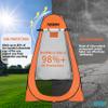 AOSION Privacy Shower Tent,Pop Up Changing Tent,Camp Bathroom Changing Dressing Room,Sun Sunshade Canopy Outdoor Rain Shelter for Camping Hiking Beach Picnic Fishing. (Orange) view 3