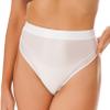 ACSUSS Women Sexy Oil Shiny Panties High Waist Tummy Control Thin Smooth Lingerie Lifting Hip Briefs 2# White Medium view 3