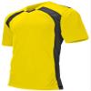 Epic Adult Madrid V-Neck Yellow/Black Soccer Jersey L view 1
