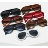 COTIA Punk Sunglasses Women Oversized Sun Glasses Men Women Thick Frame Eyewear (Large, black) view 4