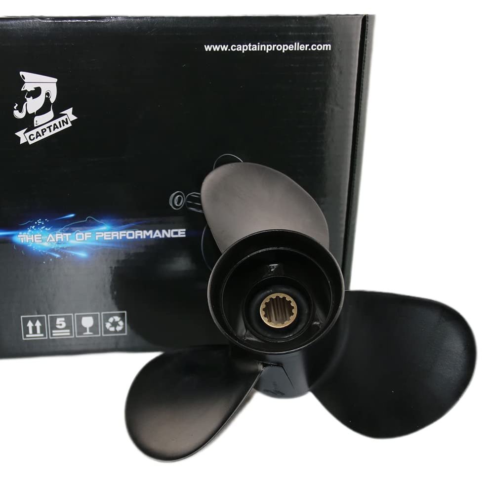 Boatman Boat Engine Propeller 11 1/2x11 fit Suzuki 35hp-65hp Aluminium Alloy Outboard Propeller OEM NO.58100-88L21-019,13 Spline Tooth 3 Blade,RH