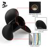 Boatman Boat Engine Propeller 11 1/2x11 fit Suzuki 35hp-65hp Aluminium Alloy Outboard Propeller OEM NO.58100-88L21-019,13 Spline Tooth 3 Blade,RH view 3