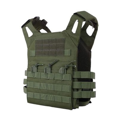 BTERDA Tactical Vest CS Training Vest Molle Breathable JPC Training Quick Adjustable Game Vest Durable Protective Waistcoat (Green)