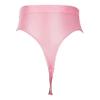 Hedmy Women Oil Glossy Seamless High Waist Booty Shorts Hot Pants High Cut Briefs Rave Dance Bottoms Pink XX-Large view 4