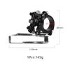 Front Bike Derailleurs 3 Speed Clamp On Front Derailleurs Compatible with top or Bottom Routing for Mountain Bike Road Bicycle MTB BMX with Adjust Clamp Size 31.8mm 34.9mm view 2