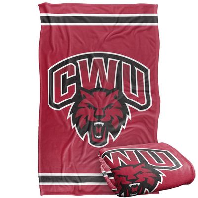 Central Washington University Wildcats Blanket, 36"x58" Primary Logo, Silky Touch Super Soft Throw
