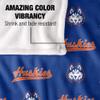 Houston Christian University Huskies Blanket, 36"x58" Logo Pattern, Silky Touch Super Soft Throw view 4
