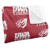 University of West Alabama Tigers Blanket, 50"x60" Logo Pattern, Silky Touch Super Soft Throw view 3