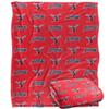 Delaware State University Hornets Blanket, 50"x60" Logo Pattern, Silky Touch Super Soft Throw view 1