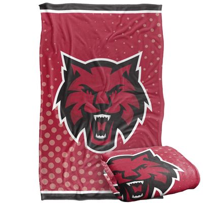 Central Washington University Wildcats Blanket, 36"x58" Logo Dots, Silky Touch Super Soft Throw