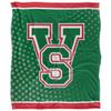 Mississippi Valley State University Delta Devils Blanket, 50"x60" Logo Dots, Silky Touch Super Soft Throw view 2