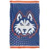 Houston Christian University Huskies Blanket, 36"x58" Logo Dots, Silky Touch Super Soft Throw view 2